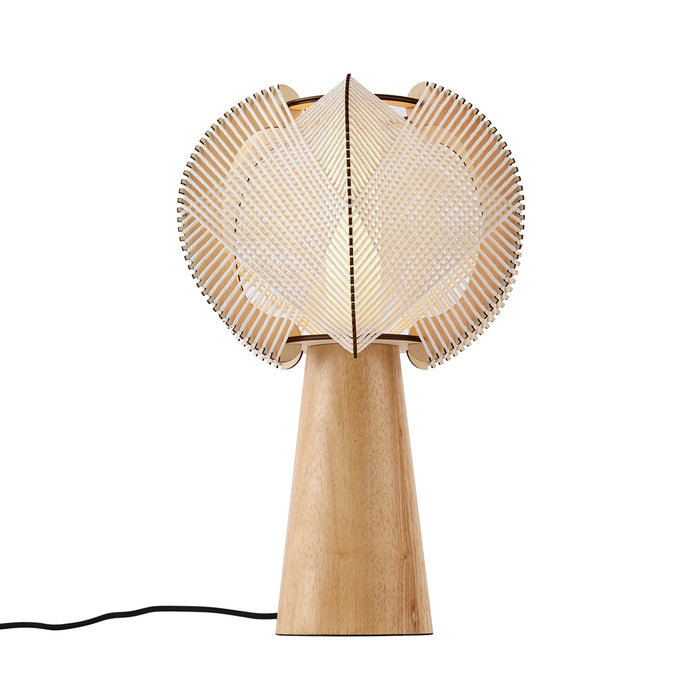 QAZQA Japandi tafellamp beige 45cm - Gertie