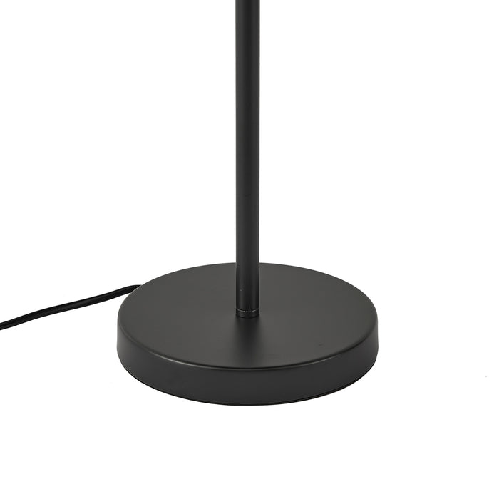 QAZQA Retro tafellamp zwart staal 45cm - Pauly