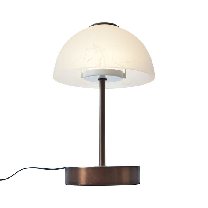 QAZQA Design tafellamp donkerbrons incl. LED dimbaar - Joya