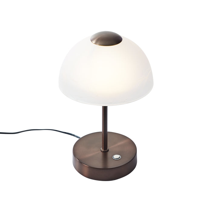 QAZQA Design tafellamp donkerbrons incl. LED dimbaar - Joya