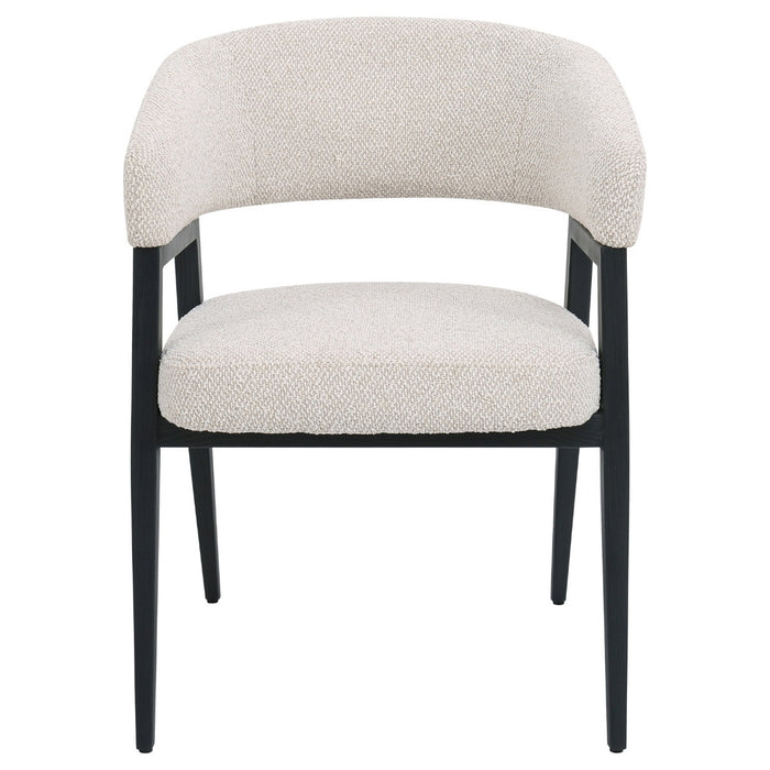 DÉJA Living - Eetkamerstoel Beige|Zwart - Fureso - Set van 2