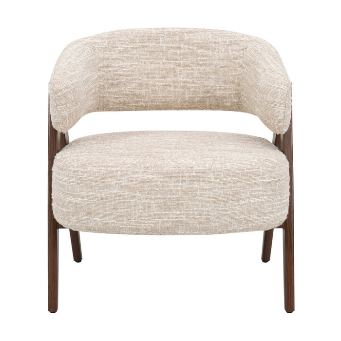 DÉJA Living - Fauteuil Beige|Walnoot - 67x64x72cm - Fly