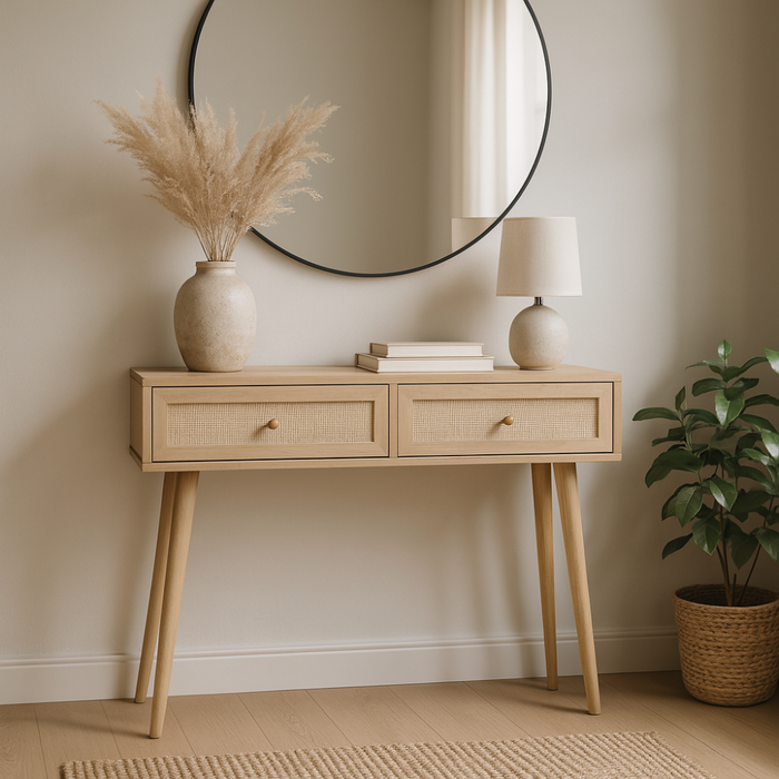 MISOU Bali Sidetable Kaptafel Make up tafel Consoletafel Haltafel W...