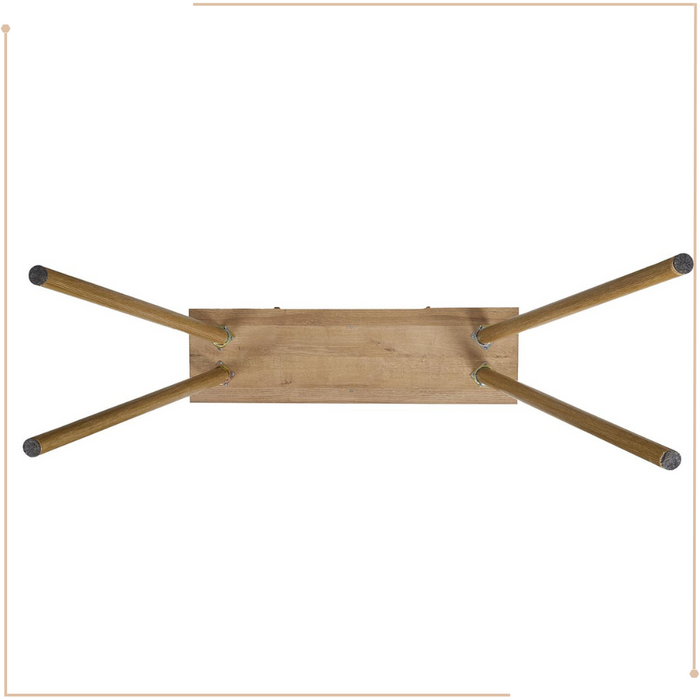 MISOU Bali Sidetable Kaptafel Make up tafel Consoletafel Haltafel W...