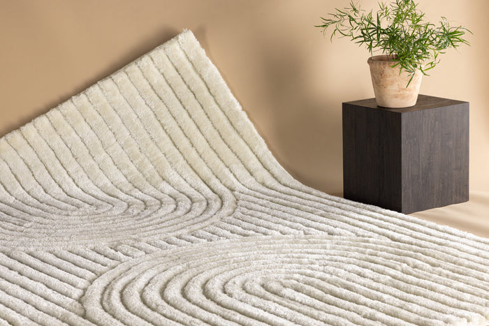 Rebellenclub Kaimana Vloerkleed 290x200cm - Wit