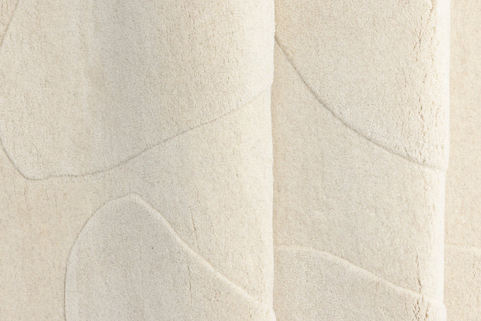 Rebellenclub Koa Vloerkleed Ovaal 290x175cm - Wit