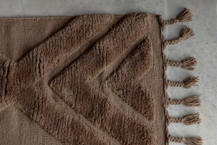 Rebellenclub Fino Vloerkleed - 230 x 160 cm - Bruin