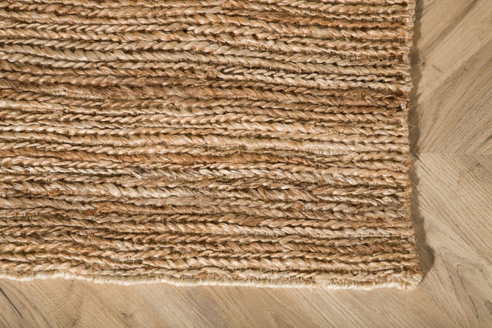 Rebellenclub Melan Vloerkleed - 400 x 300 cm - Naturel Jute