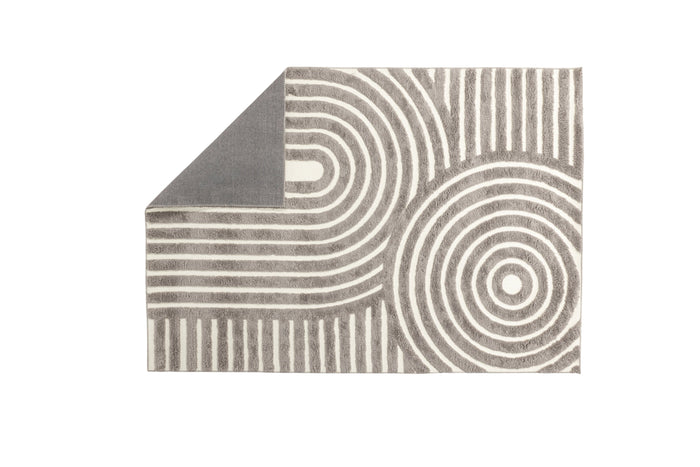 Rebellenclub Riihimaki Vloerkleed 290x200cm - Grijs|wit