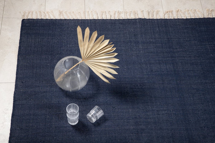 Rebellenclub Kiruna Vloerkleed - 240 x 170 cm - Blauw