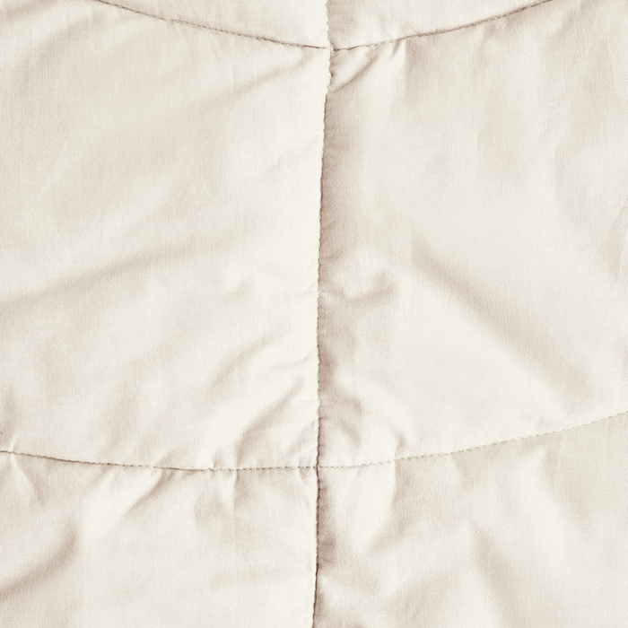 Beliani-HELIKON-Kinderspeelkleed-Gebroken wit-110 x 110 cm-Katoen