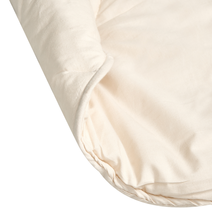 Beliani-EOLIA-Kinderspeelkleed-Gebroken wit-110 x 110 cm-Katoen