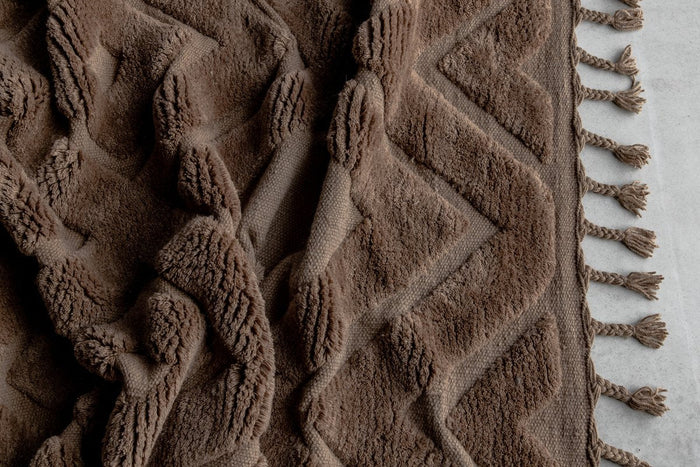 Rebellenclub Fino Vloerkleed - 400 x 300 cm - Bruin