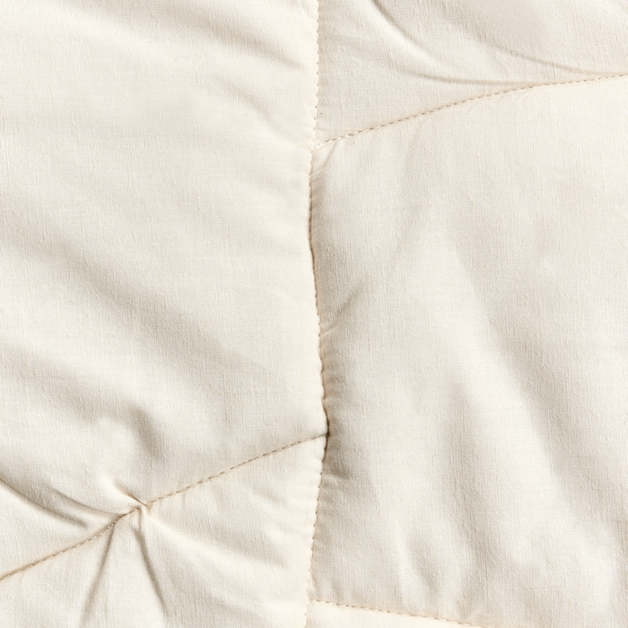 Beliani-OLIMP-Kinderspeelkleed-Gebroken wit-110 x 110 cm-Katoen