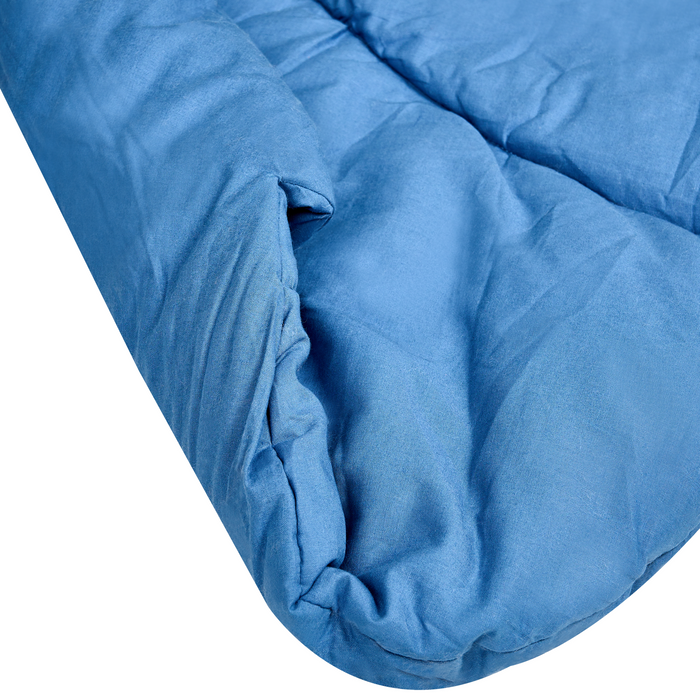 Beliani - ACADINE - Kinderspeelkleed - Blauw - 110 x 110 cm - Katoen