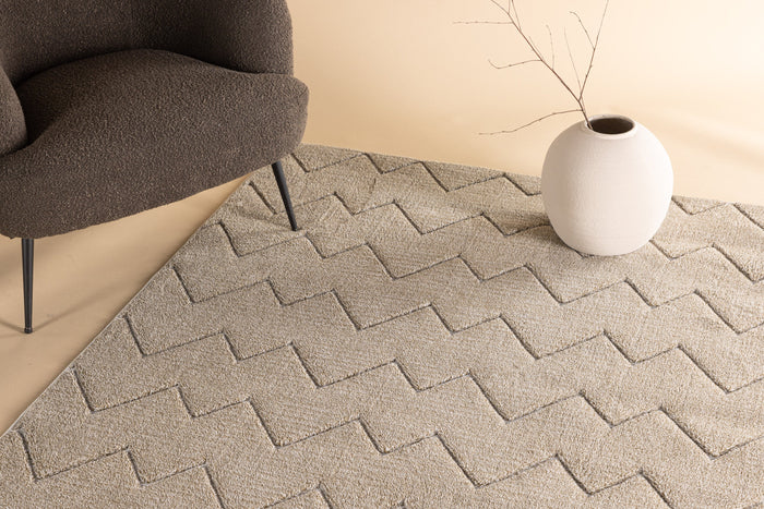 Rebellenclub Elu Vloerkleed rechthoek 230x160cm - Bruin