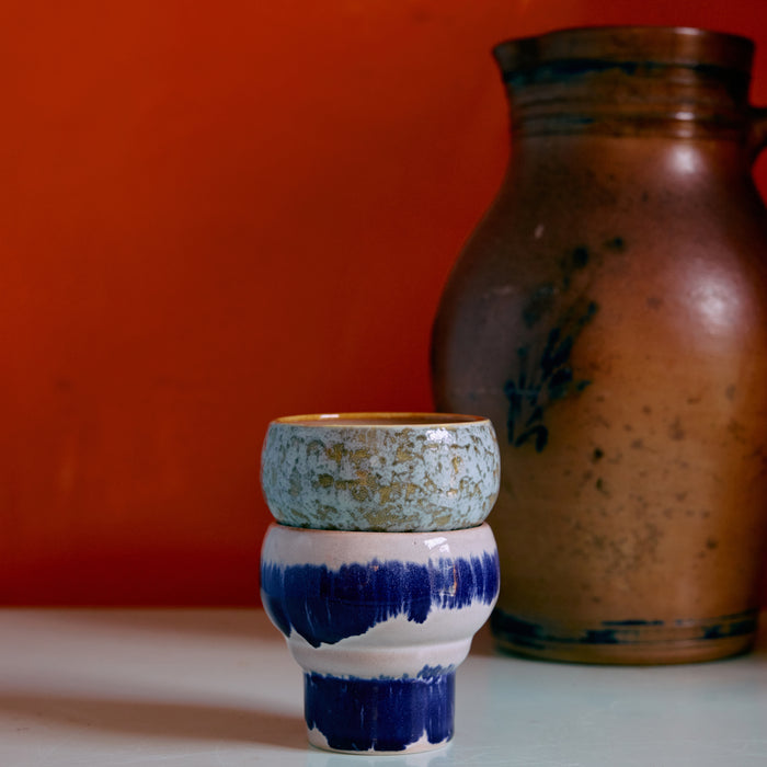 HKliving 70's Ceramics Lungo Mok 0,24 L - Set van 2 - Symbolist