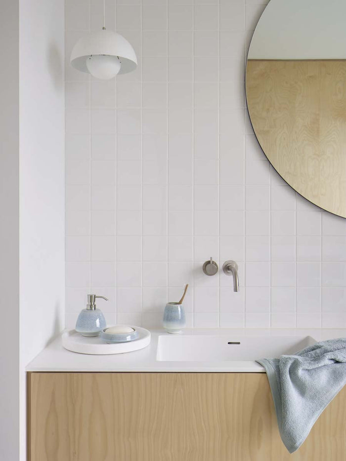 London Handdoek Ice | Grijs | Blauw | Katoen