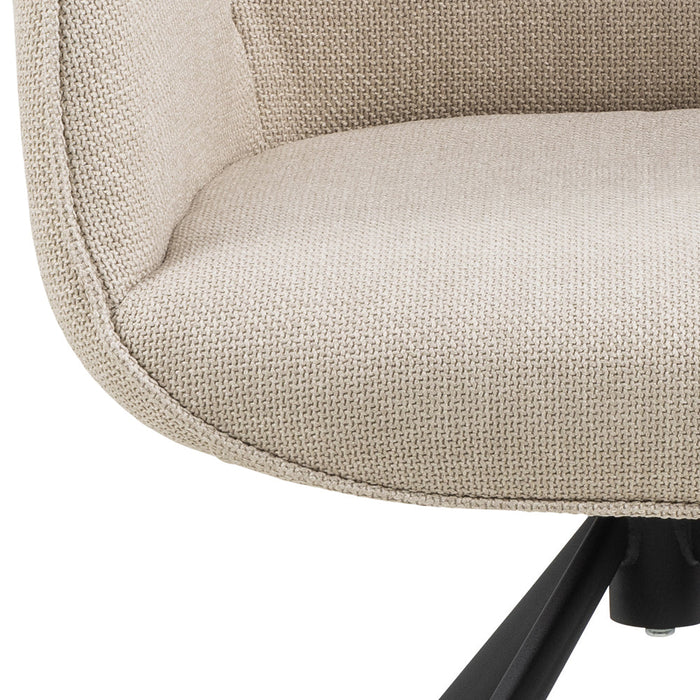 Rebellenclub Arne Eetkamerstoel met Arm - Beige