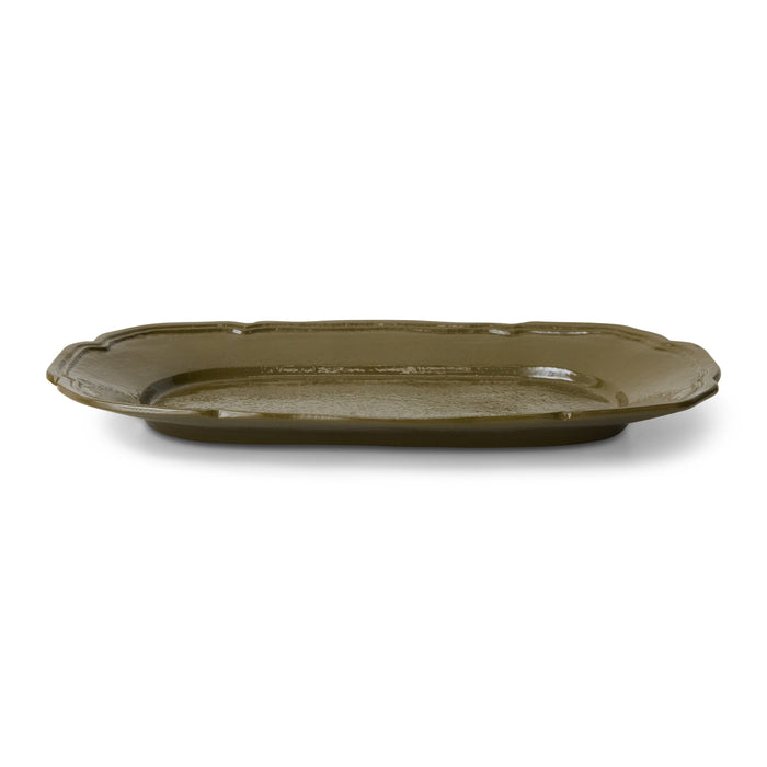 HKliving New Classics Serveerschaal B 35 cm - Olive