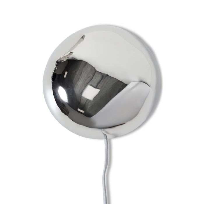 HKliving Orb Wandlamp - Chrome