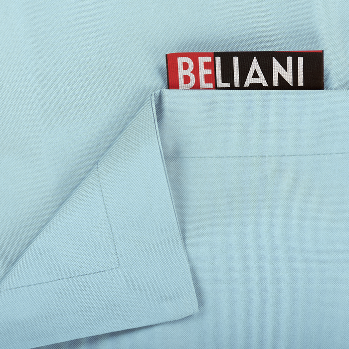 Beliani - FUZZY - Zitzak hoes - Lichtblauw - 140 x 180 cm - Nylon