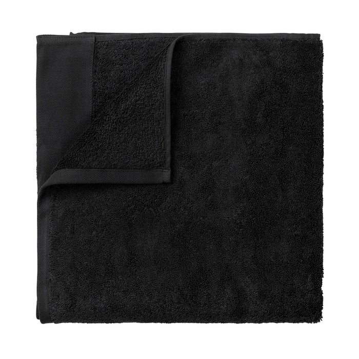 Riva Badtextiel Off Black | 70 x 140 cm | Zwart | Katoen