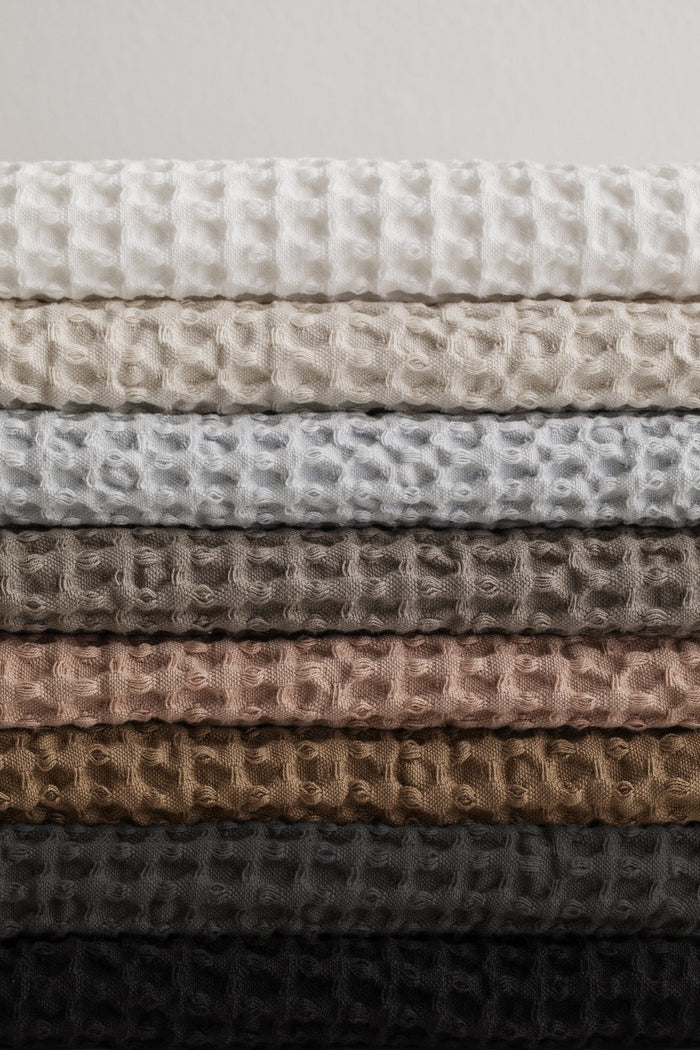 Caro Badtextiel Tan | 70 x 140 cm | Bruin | Katoen