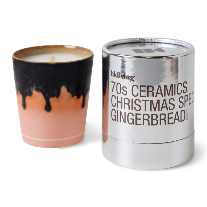 HKliving 70's Christmas Special Geurkaars - Gingerbread