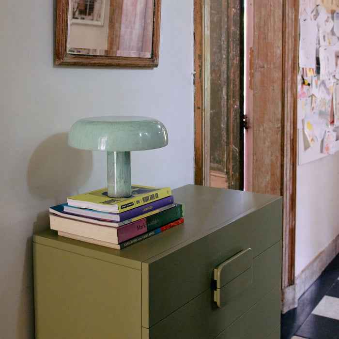 HKliving Mushroom Tafellamp H 20,5 cm - Mint