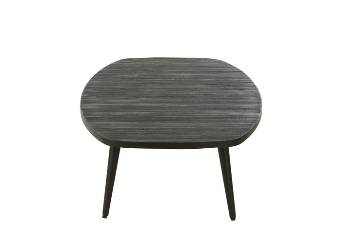 J-Line salontafel Rechthoekig - hout - zwart