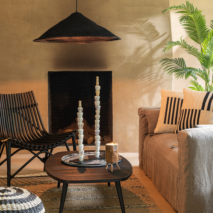 J-Line salontafel Rechthoekig - hout - zwart