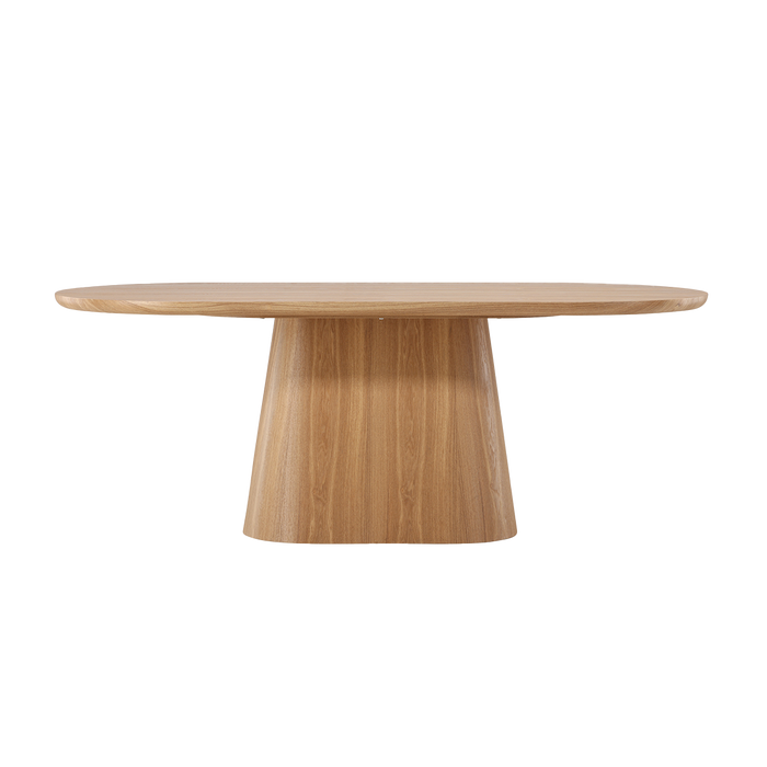 Nest living Cody Houten Ovale Eettafel Naturel - 200 x 76 cm