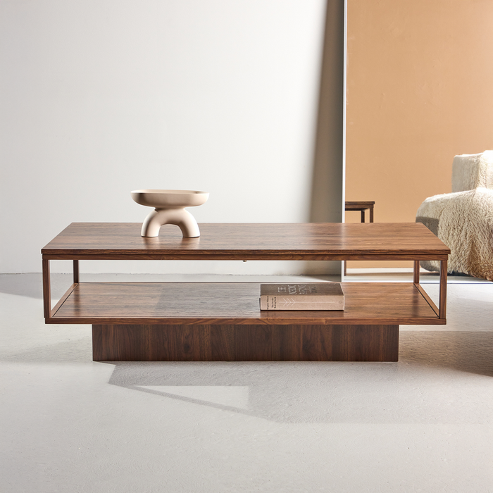 Nest living Diede Houten Salontafel Bruin - 130 x 40 cm