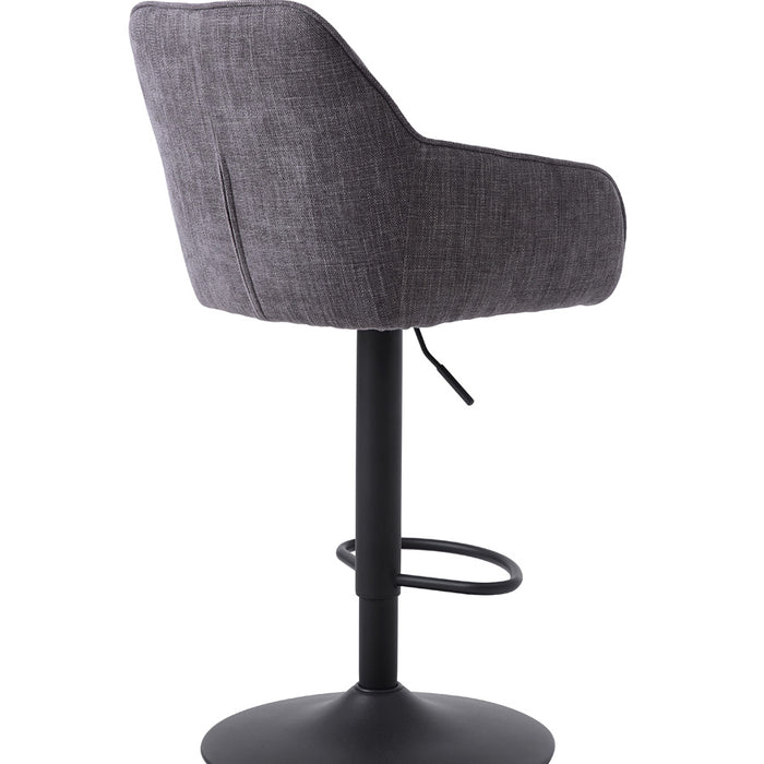 Giga Living - Barstoel Antraciet - Verstelbaar - Avola - Set van 2