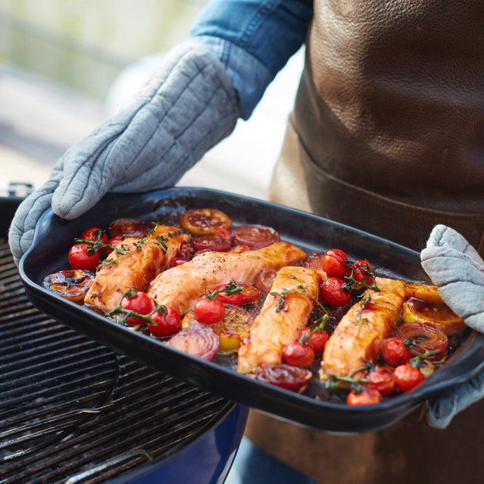 Emile Henry BBQ Bakplaat E-Box - 425x275x40mm - Truffe