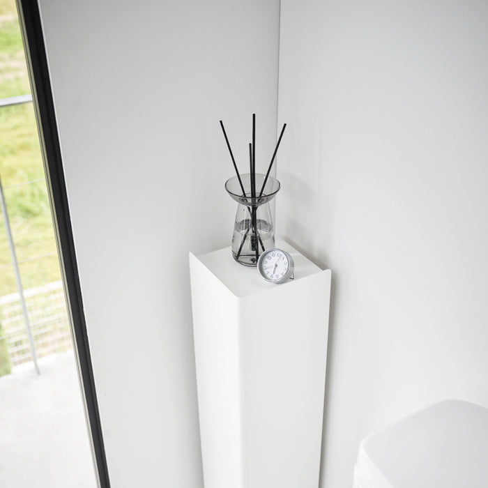 Yamazaki Tower Toiletrolhouder op wielen smal - Wit
