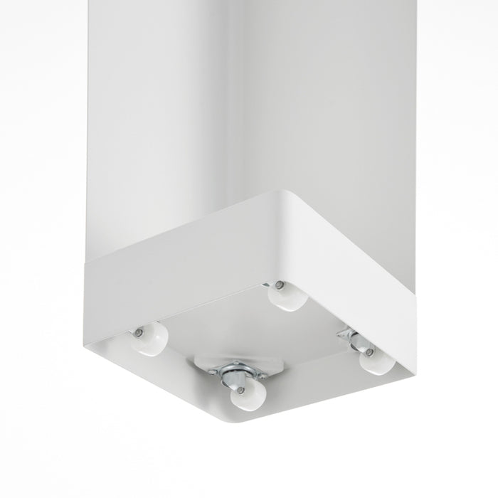 Yamazaki Tower Toiletrolhouder op wielen smal - Wit