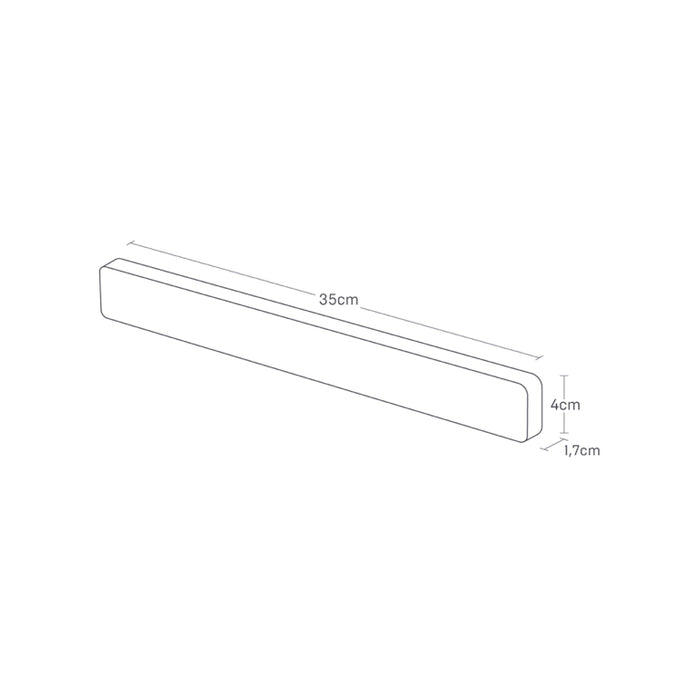 Yamazaki Tower Messenhouder magnetisch - Wit
