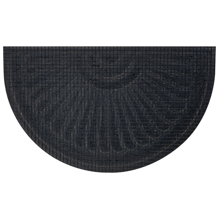 Beliani - KORYAK - Deurmat - Natuurlijk|Zwart - 45 x 75 cm - Polyester