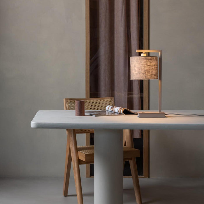 it's about RoMi Boston Tafellamp - Bruin / Dark Linnen