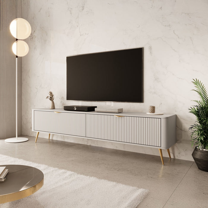 Meubella - TV-Meubel Lima - Beige - 200 cm
