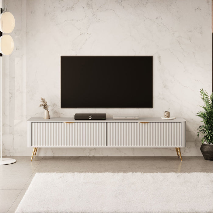 Meubella - TV-Meubel Lima - Beige - 200 cm