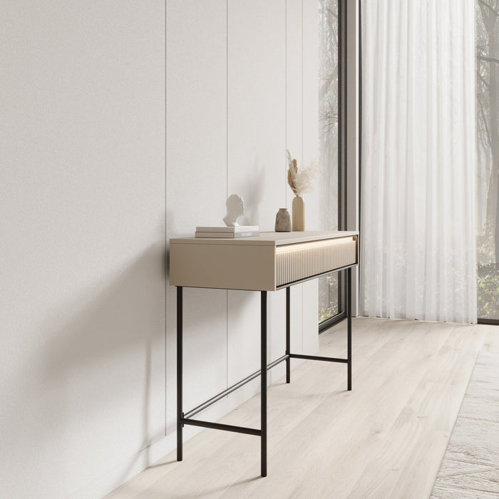 Meubella - Kaptafel Timoteo - Beige - 112 cm