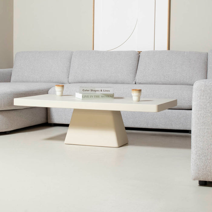 Giga Meubel - Salontafel Avia Rechthoek Beige 130cm