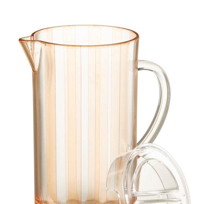 J-Line kruik Melanie - kunststof - oranje