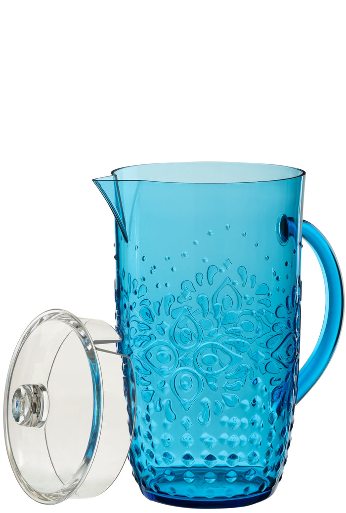 J-Line karaf - kunststof - blauw