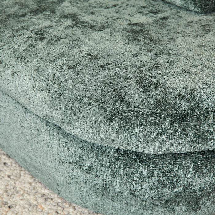 StarFurn - Bank Groen Stof - 264x192x84cm - Alma Rechts