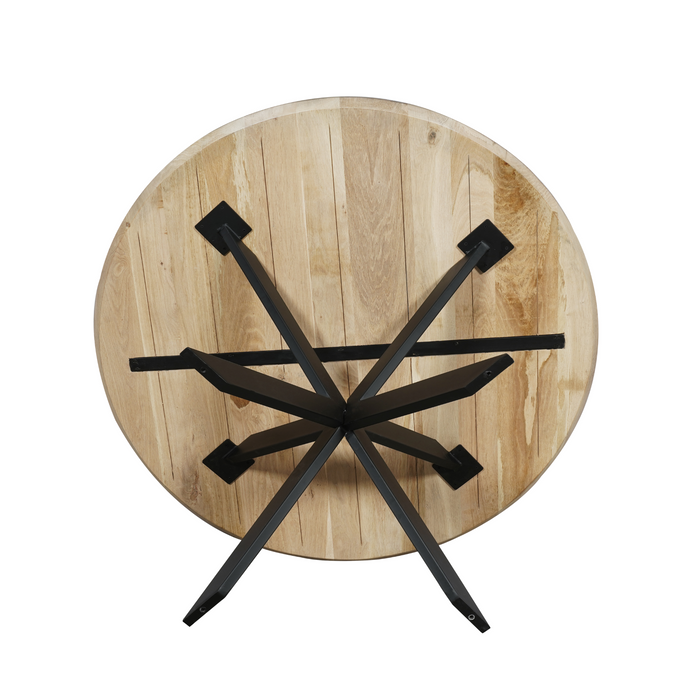 Starfurn Eiken eettafel Ferris | Rond 110 cm | Naturel