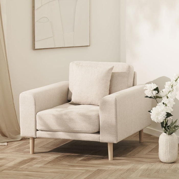 House Nordic - Fauteuil Zand Stof - 92x90x54cm - Lido